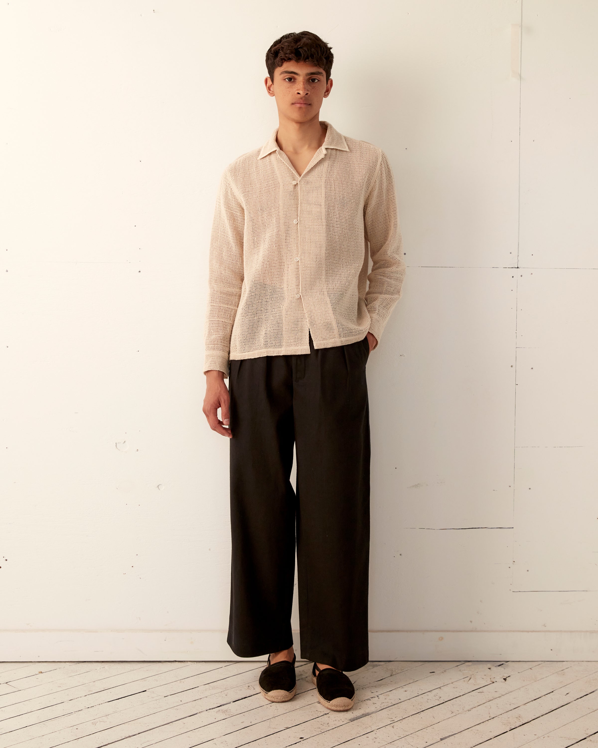 dress shirt open Anatomie Store Beth Button-Front Shirt | White