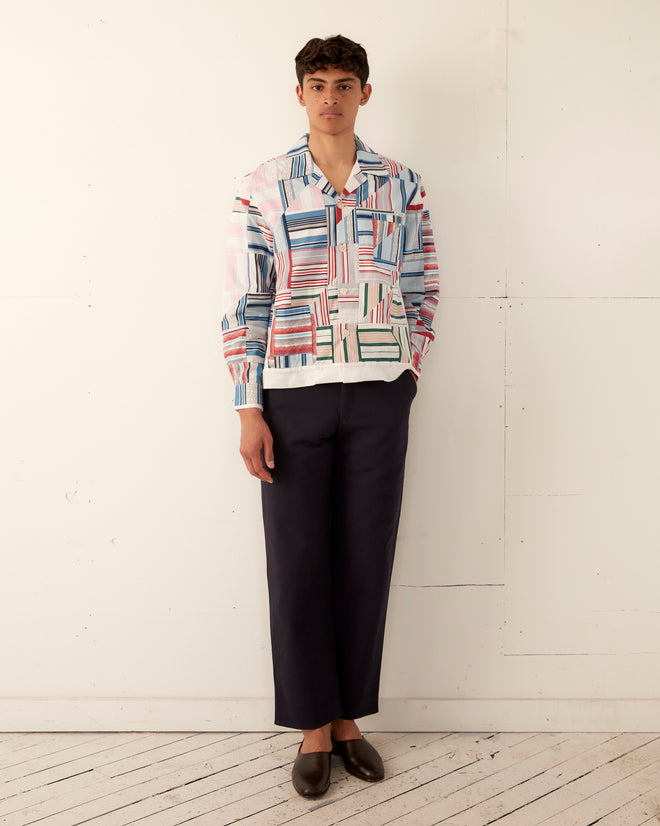 Patchwork Oxford Long Sleeve Shirt SHIRT BODE New York