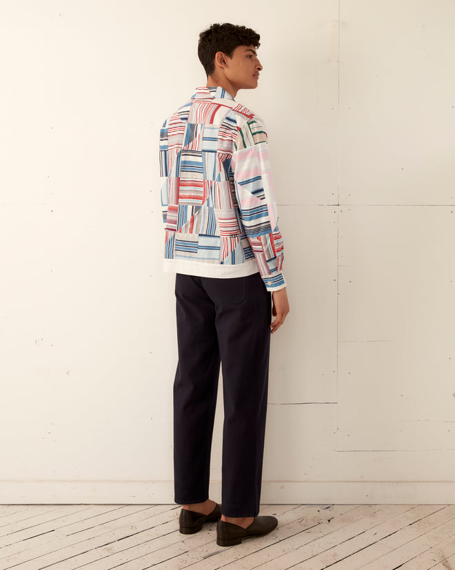 Patchwork Oxford Long Sleeve Shirt SHIRT BODE New York