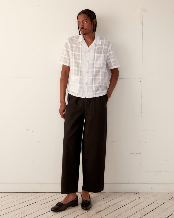 Tonal Plaid Short Sleeve Shirt SHIRT BODE New York