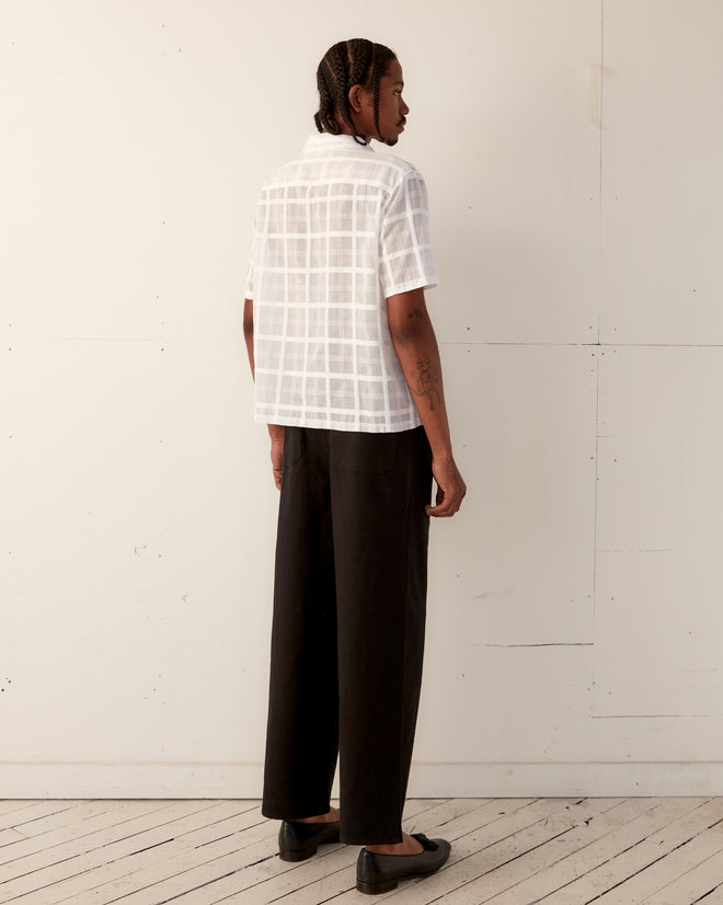Tonal Plaid Short Sleeve Shirt SHIRT BODE New York