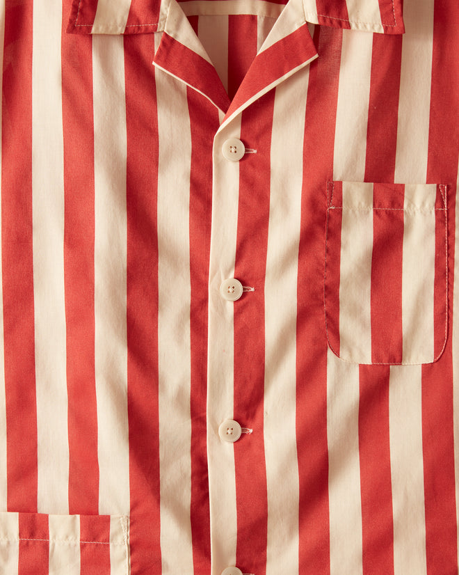 Valance Stripe Short Sleeve Shirt SHIRT BODE New York