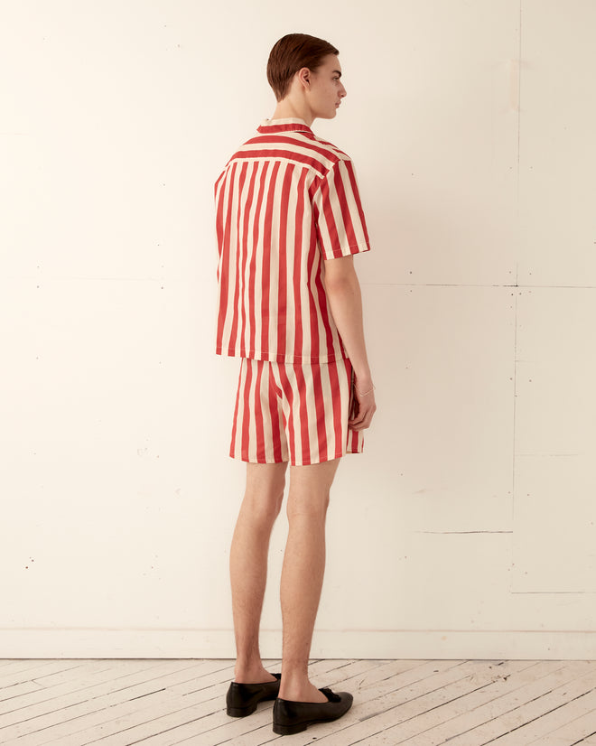 Valance Stripe Short Sleeve Shirt SHIRT BODE New York