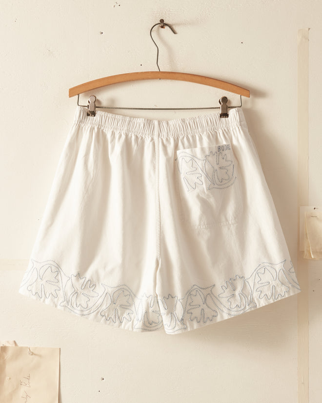 Zig-Zag Couching Shorts SHORTS BODE New York