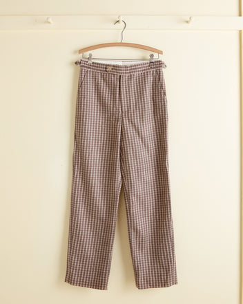 Acorn Check Trousers - 28