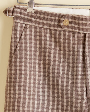 Acorn Check Trousers - 28 OOAK TROUSERS BODE New York
