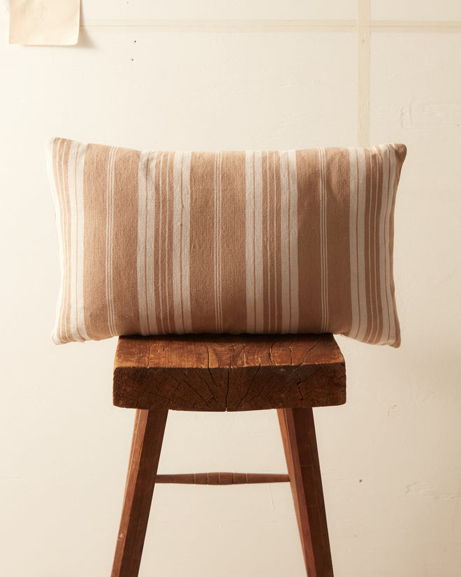 Almond Stripe Pillow