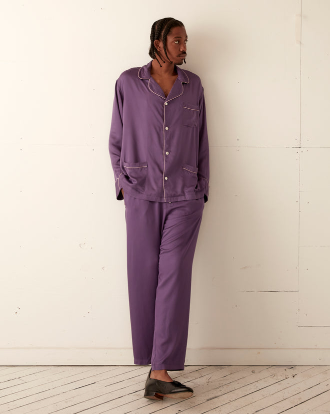 amethyst dress shirt ILLUMINATED LONGSLEEVE BUTTONDOWN SHIRT IN AMETHYST Medium