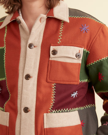 Embroidered Autumn Quilt Jacket OUTERWEAR BODE New York