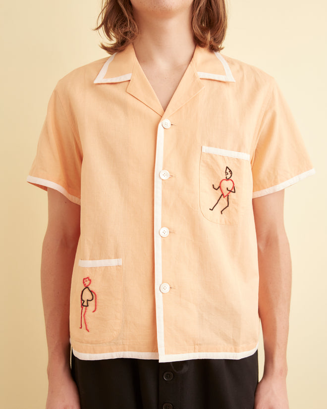 Beaded Blackjack Short Sleeve Shirt SHIRT BODE New York