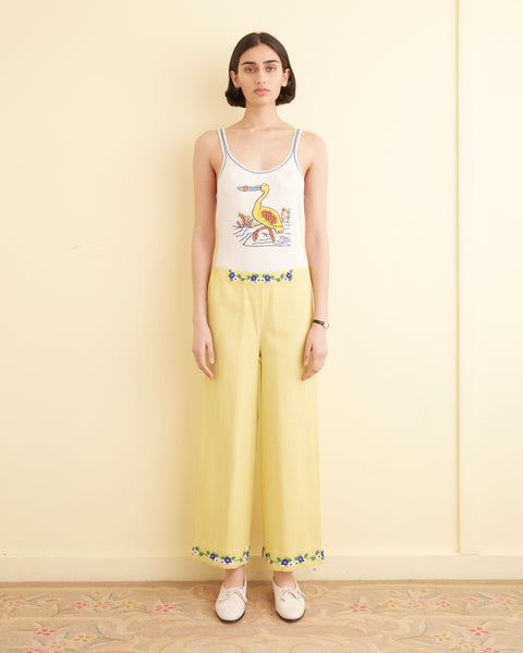 パンツ BODE SS25 Beige crochet pant (WRS25KT030 CREAM) Beige crochet pant – G&B