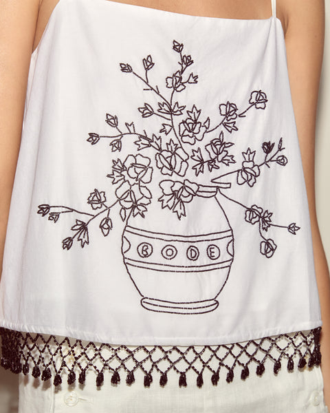 Beaded Rosebloom Tank – BODE