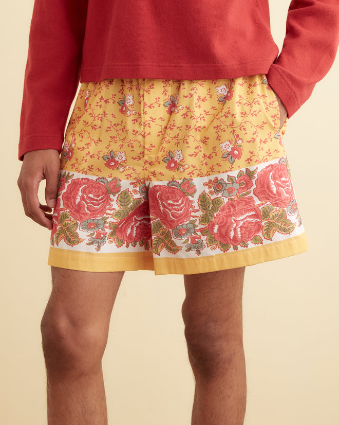 Blooming Border Shorts SHORTS BODE New York