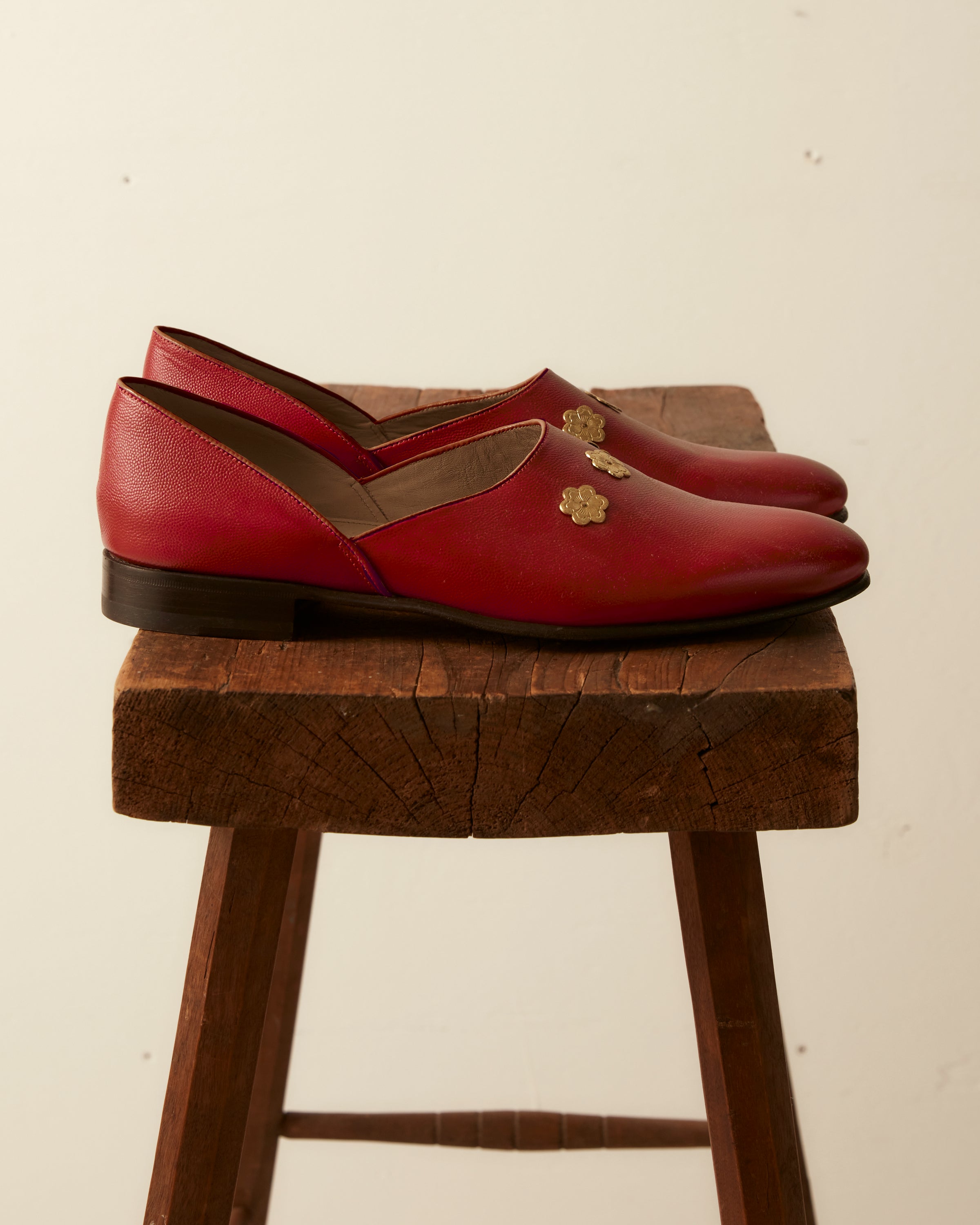 Flower Appenzeller House Shoes - Red – BODE
