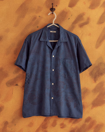 Botanical Blues Shirt - XS/S