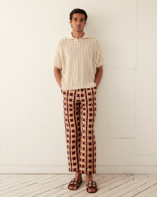 Bouquet Cloth Quilt Trousers TROUSERS BODE New York