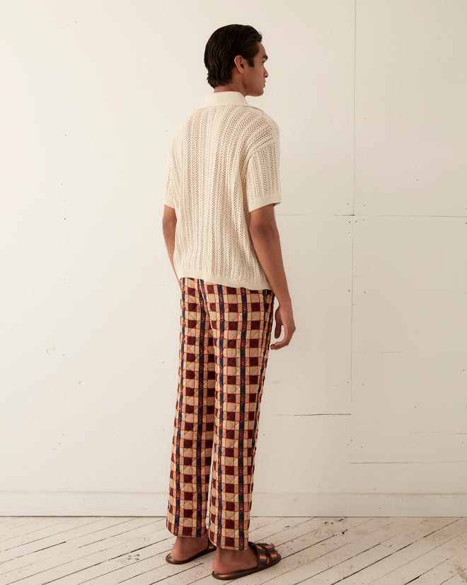Bouquet Cloth Quilt Trousers TROUSERS BODE New York