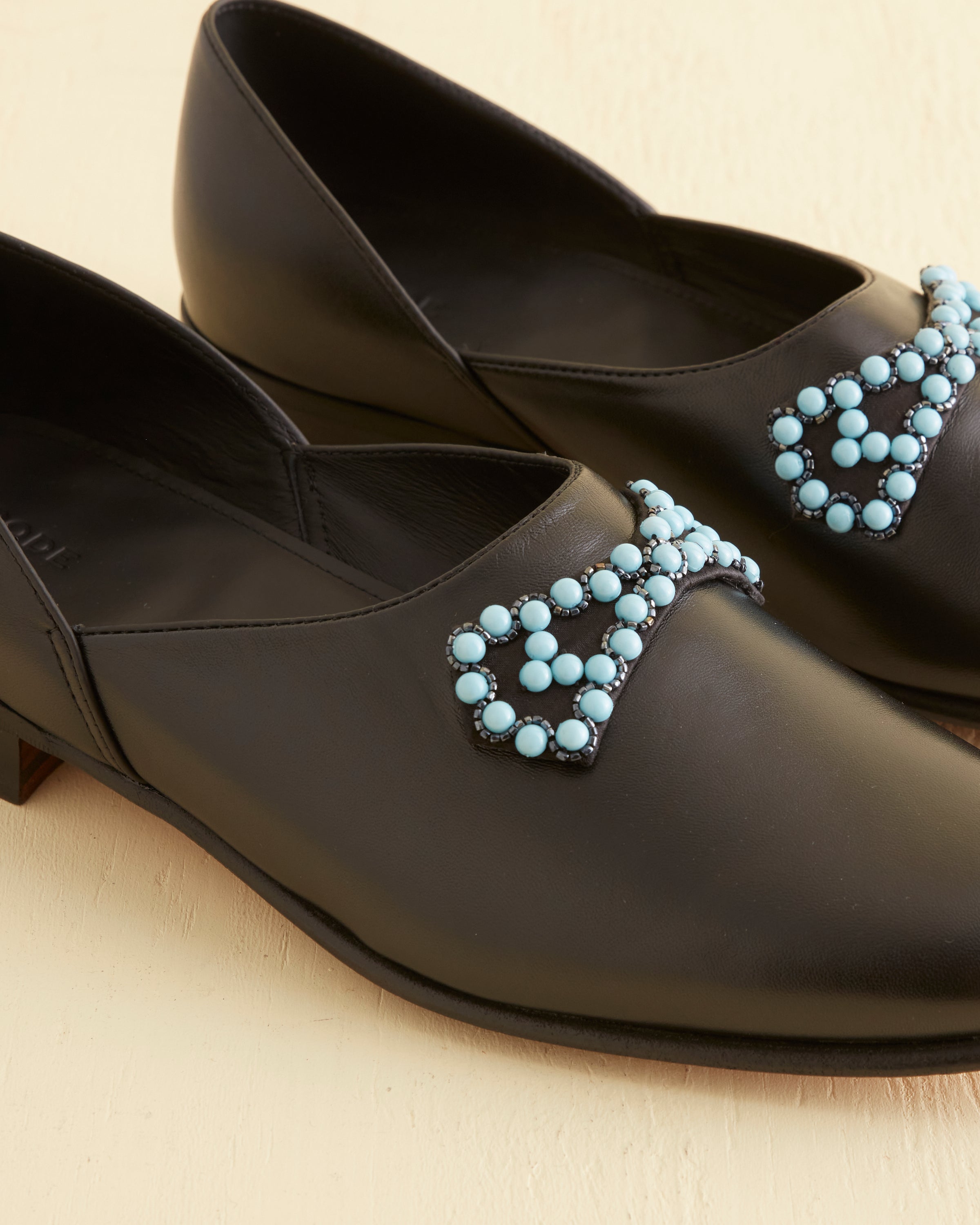 celine131 BODE ボーディ レザーハウスシューズ Bowtie House Shoes – BODE