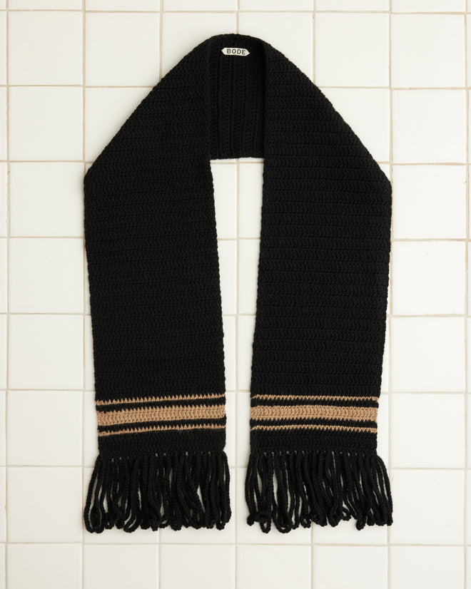 Braided Fringe Scarf KNIT ACCESSORY BODE New York