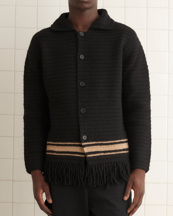 Braided Fringe Shirt KNITWEAR BODE New York