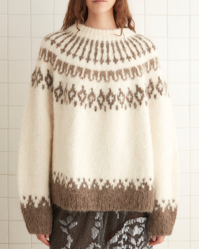 Branch Yoke Sweater SWEATERS BODE New York