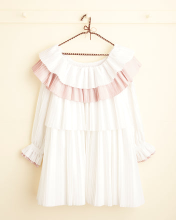 Brunch Dress - Pink/White DRESSES BODE New York