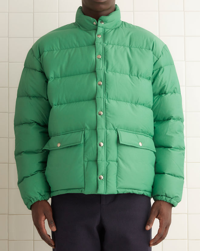 Burlington Puffer Jacket - Green Outerwear BODE New York