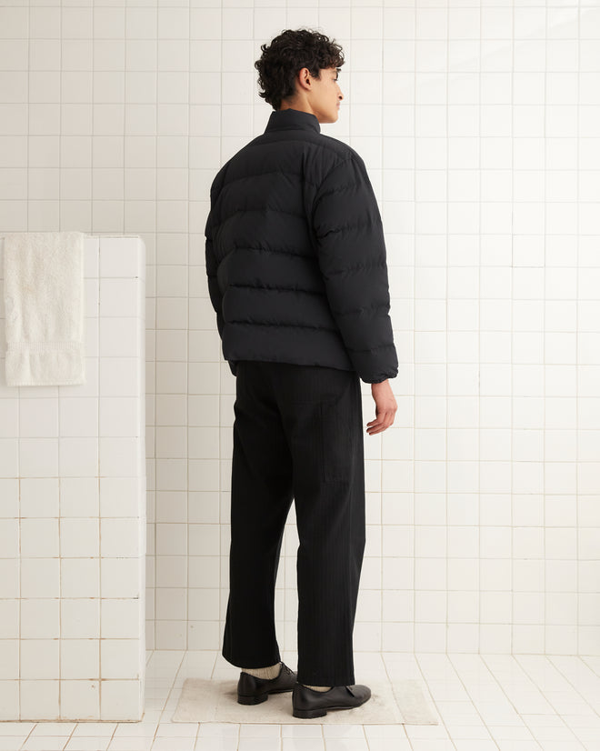 Burlington Puffer Jacket - Black MENS OUTERWEAR BODE New York