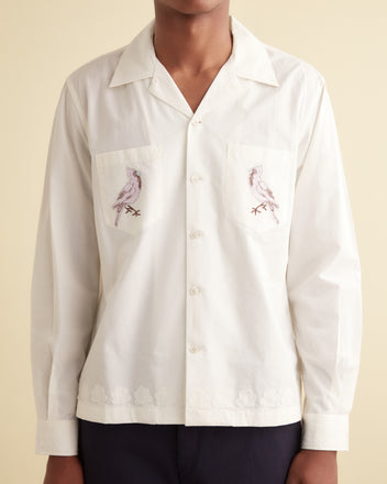Cardinal Appliqué Long Sleeve Shirt SHIRT BODE New York