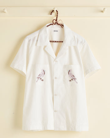 Cardinal Appliqué Short Sleeve Shirt SHIRT BODE New York