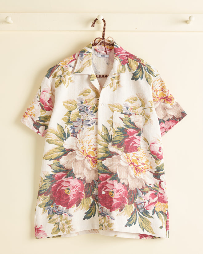 Carnation Rose Short Sleeve Shirt - XS/S