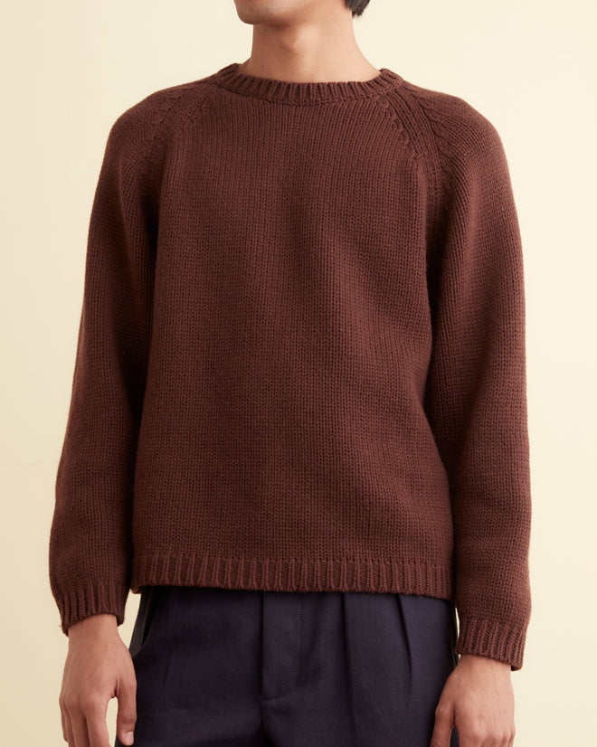 Cashmere Crewneck - Cinnabar KNITWEAR BODE New York