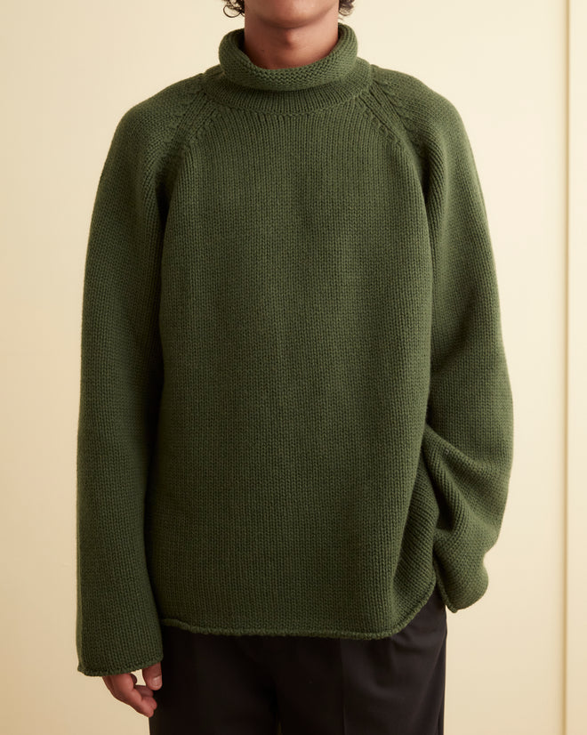 Cashmere Rollneck - Green KNITWEAR BODE New York