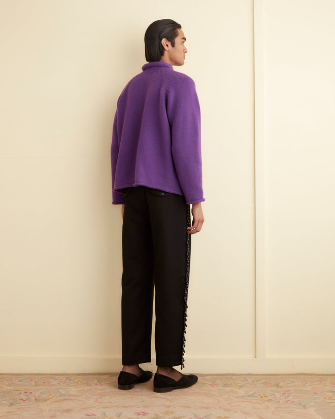 Cashmere Rollneck - Purple SWEATER BODE New York