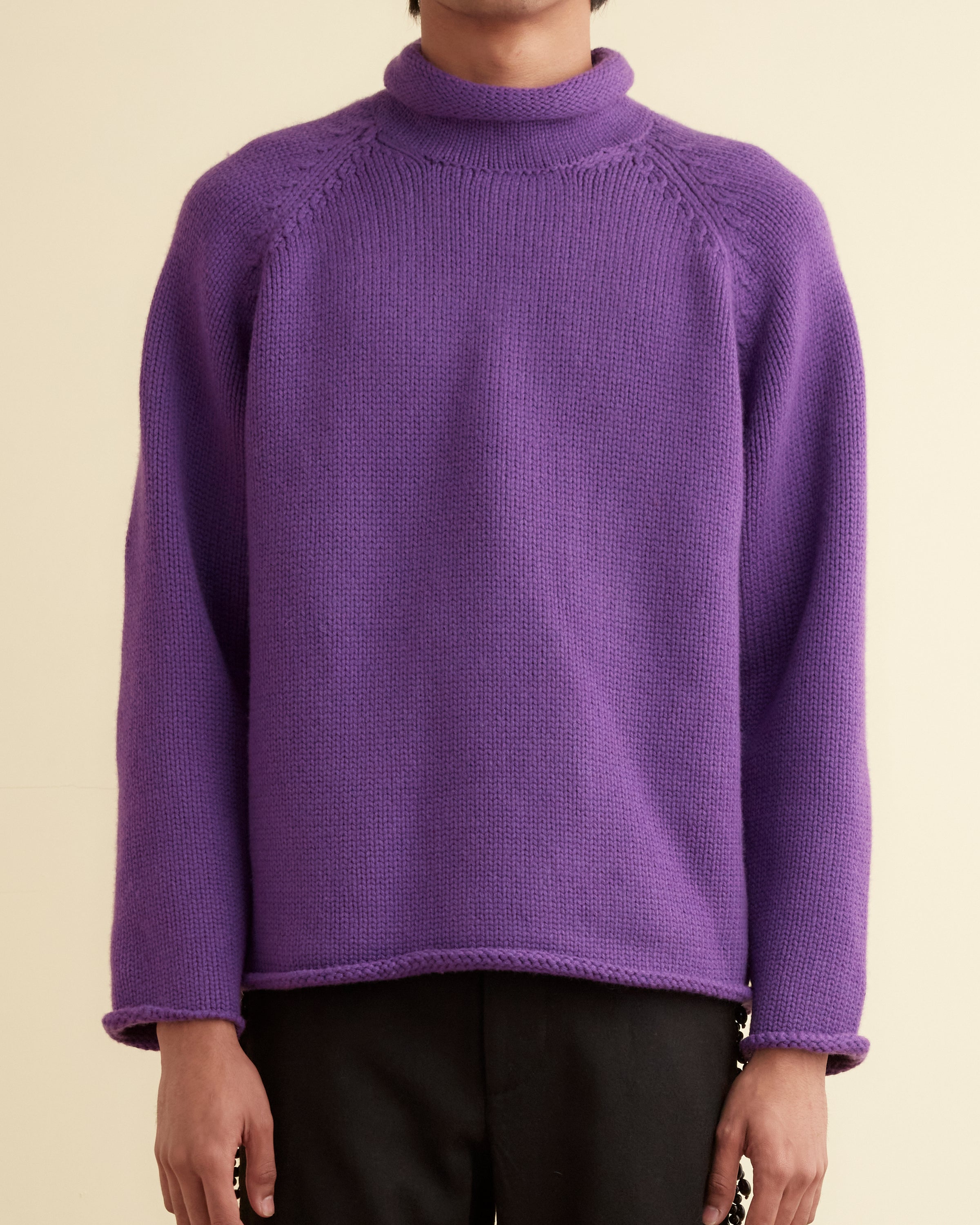 Cashmere Rollneck - Purple – BODE