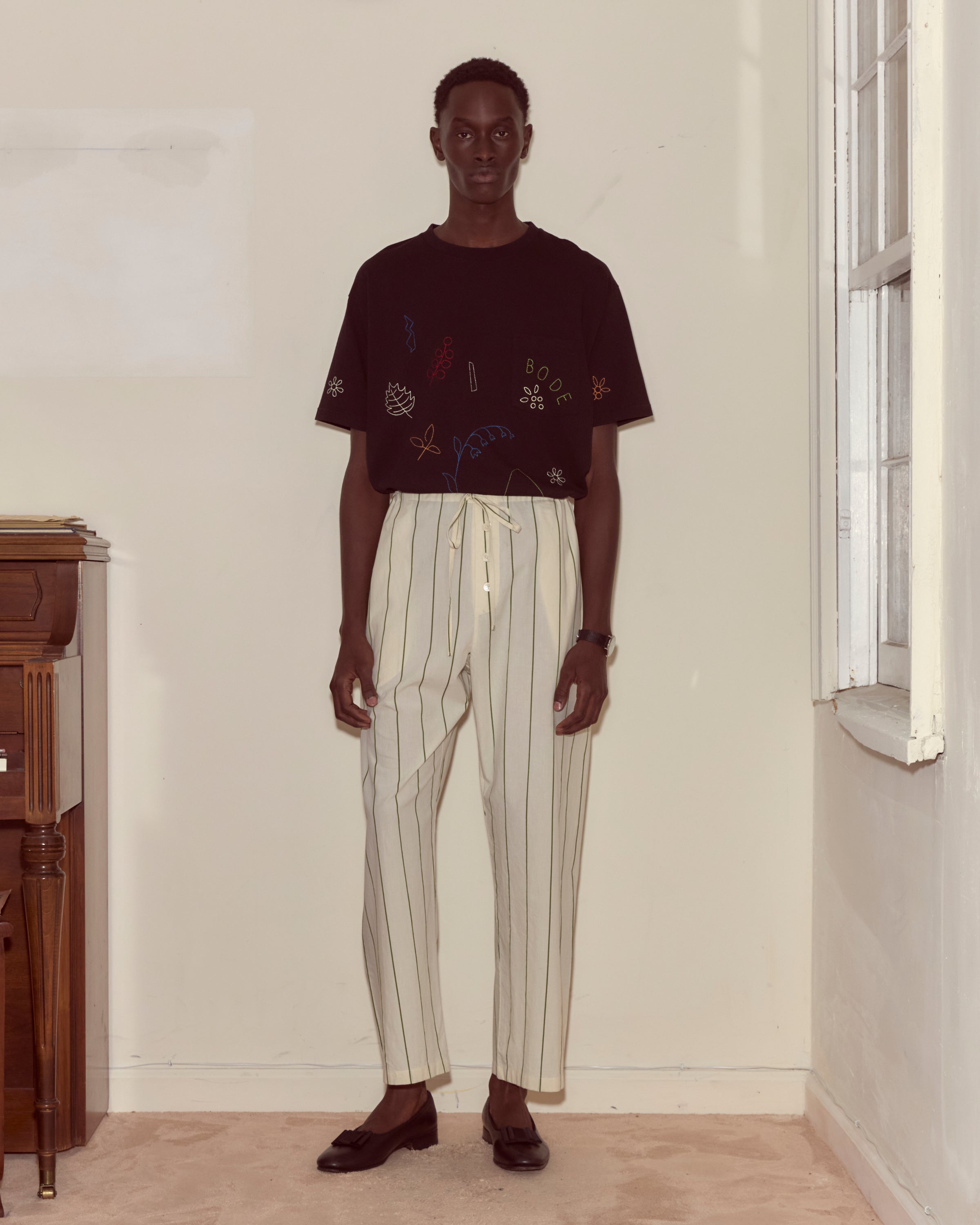Celery Stripe Pajama Pants – BODE