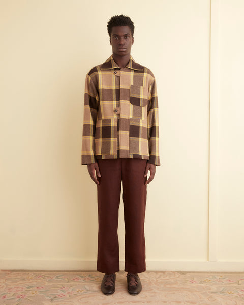 ジャケット・アウター bode Clinton Street Plaid Coat bode Clinton Street Plaid Coat