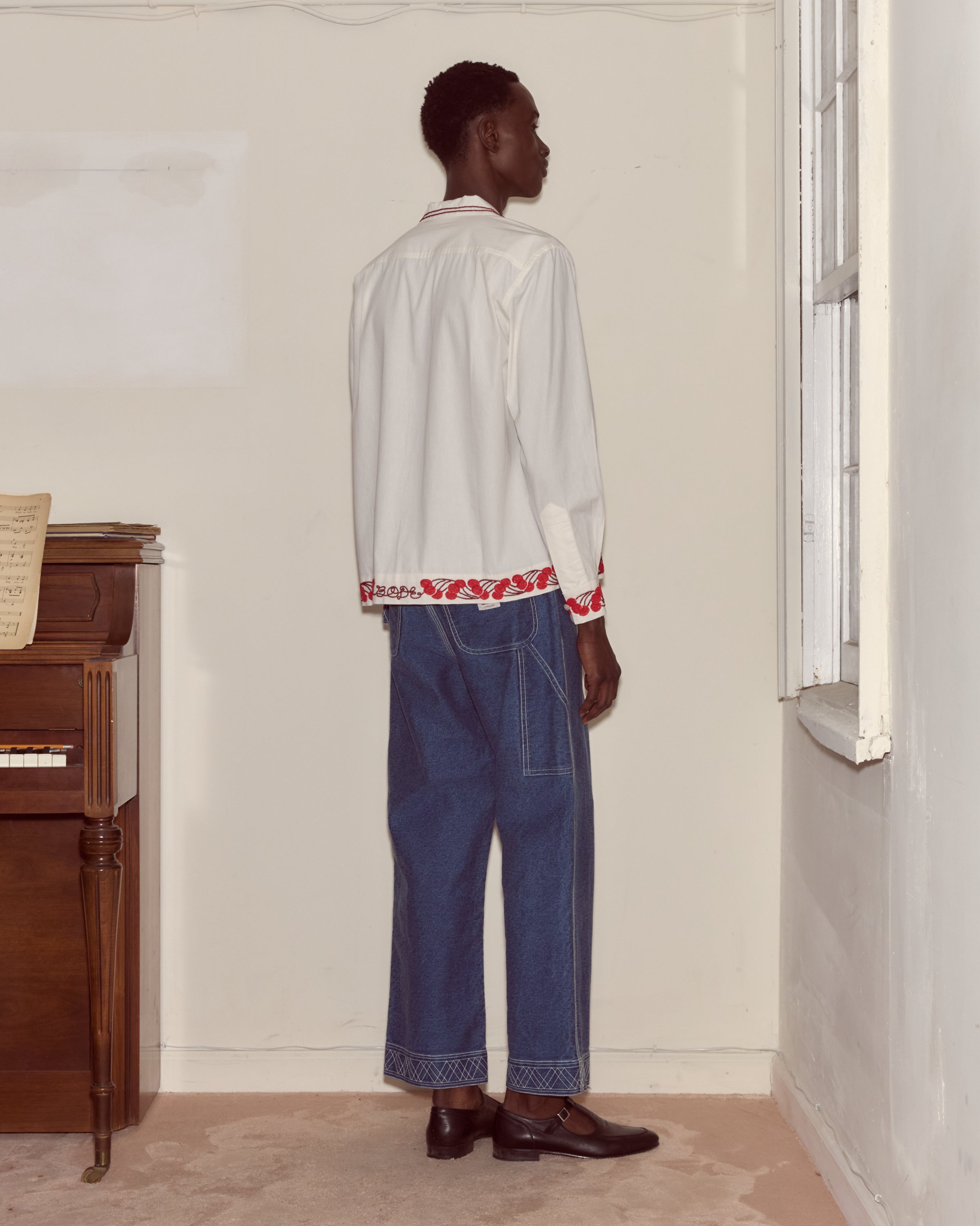 Cherry Lane Beaded Shirt – BODE