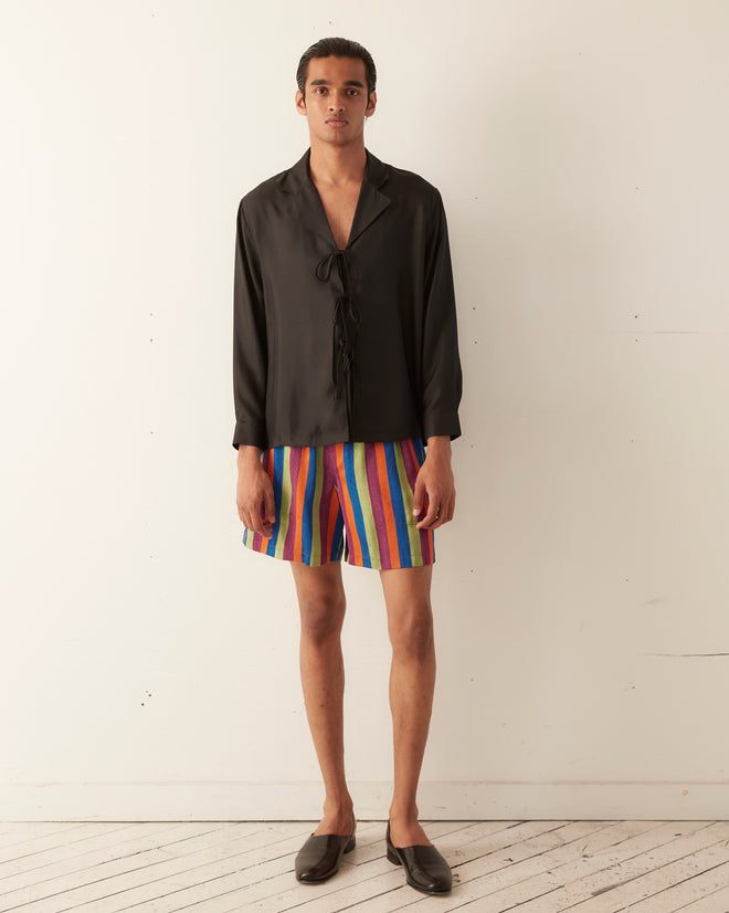 Club Stripe Rugby Shorts SHORTS BODE New York