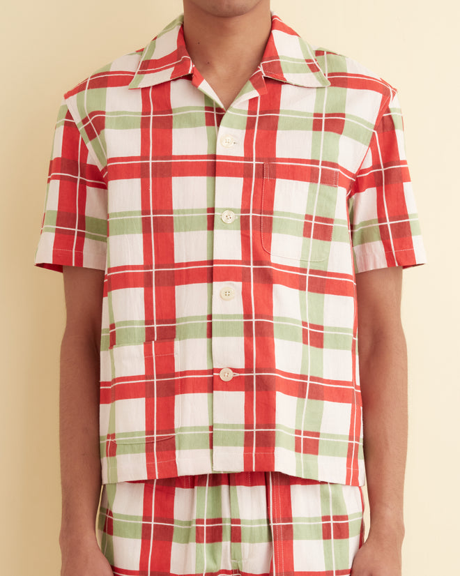 Complementary Plaid Short Sleeve Shirt SHIRT BODE New York
