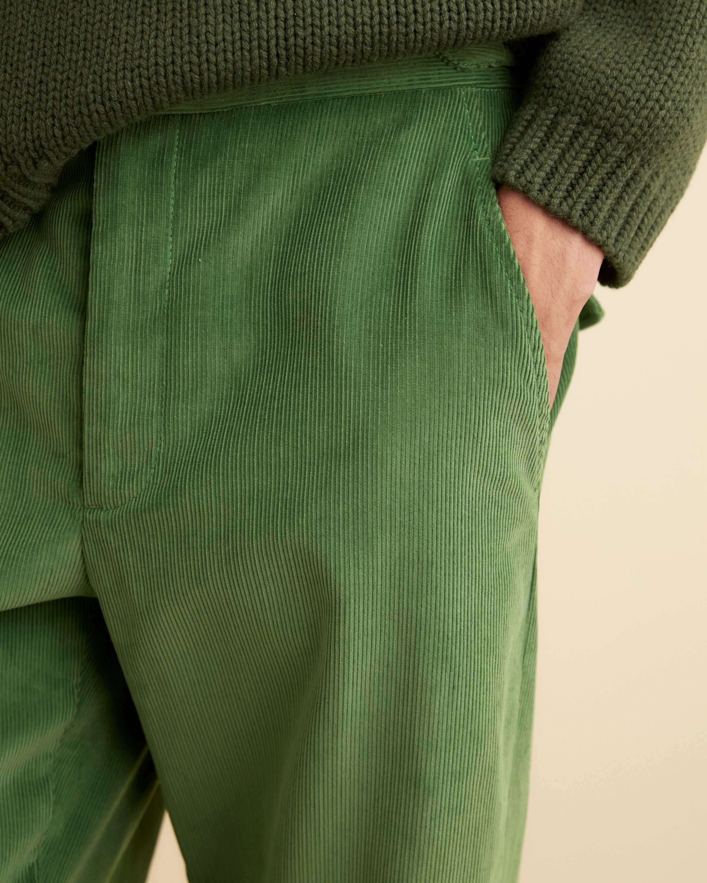 Corduroy Side-Buckle Trousers – BODE Corduroy Side-Buckle Trousers – BODE