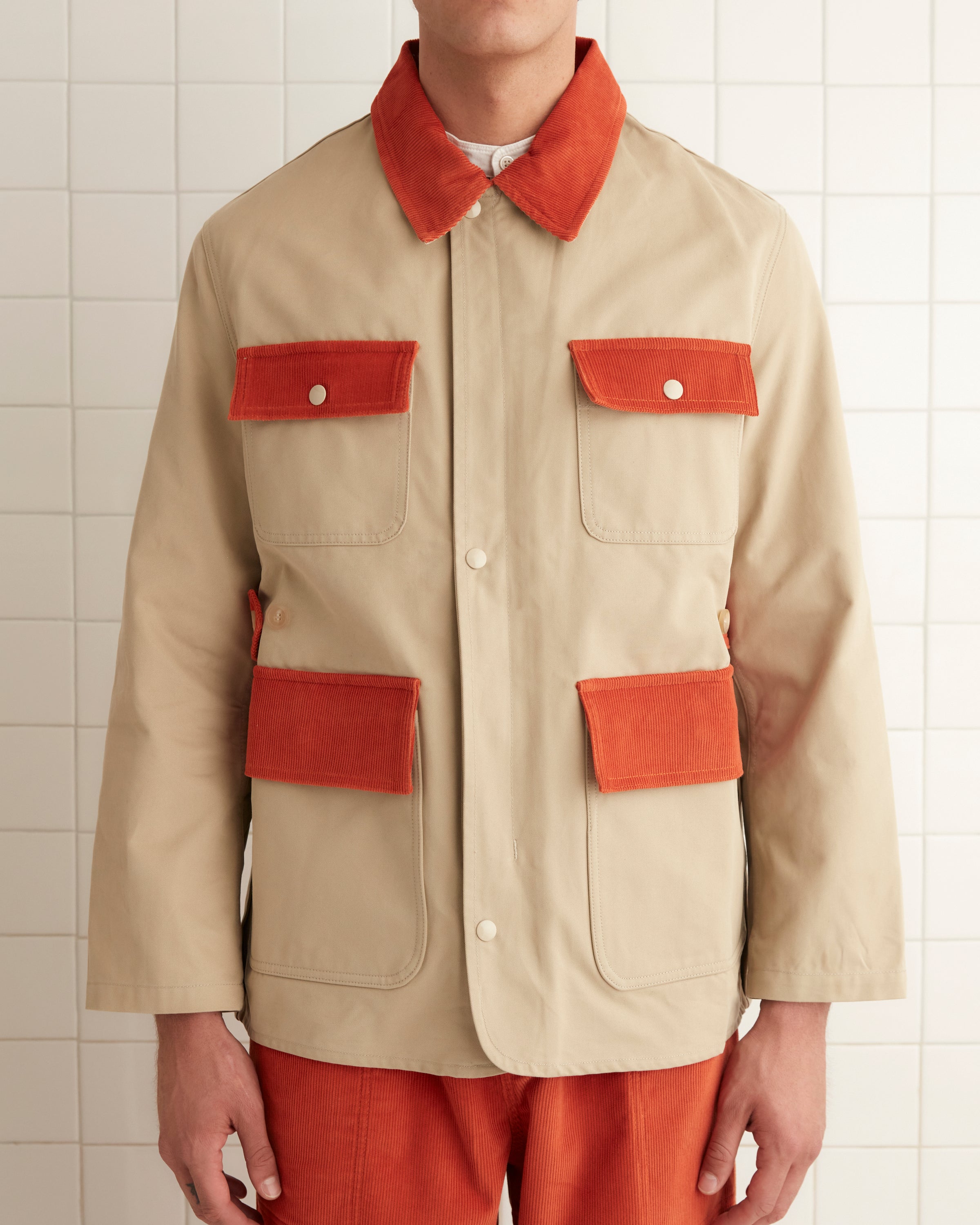 Corduroy Trim Hunting Jacket – BODE