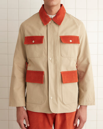 Corduroy Trim Hunting Jacket MENS JACKETS BODE New York