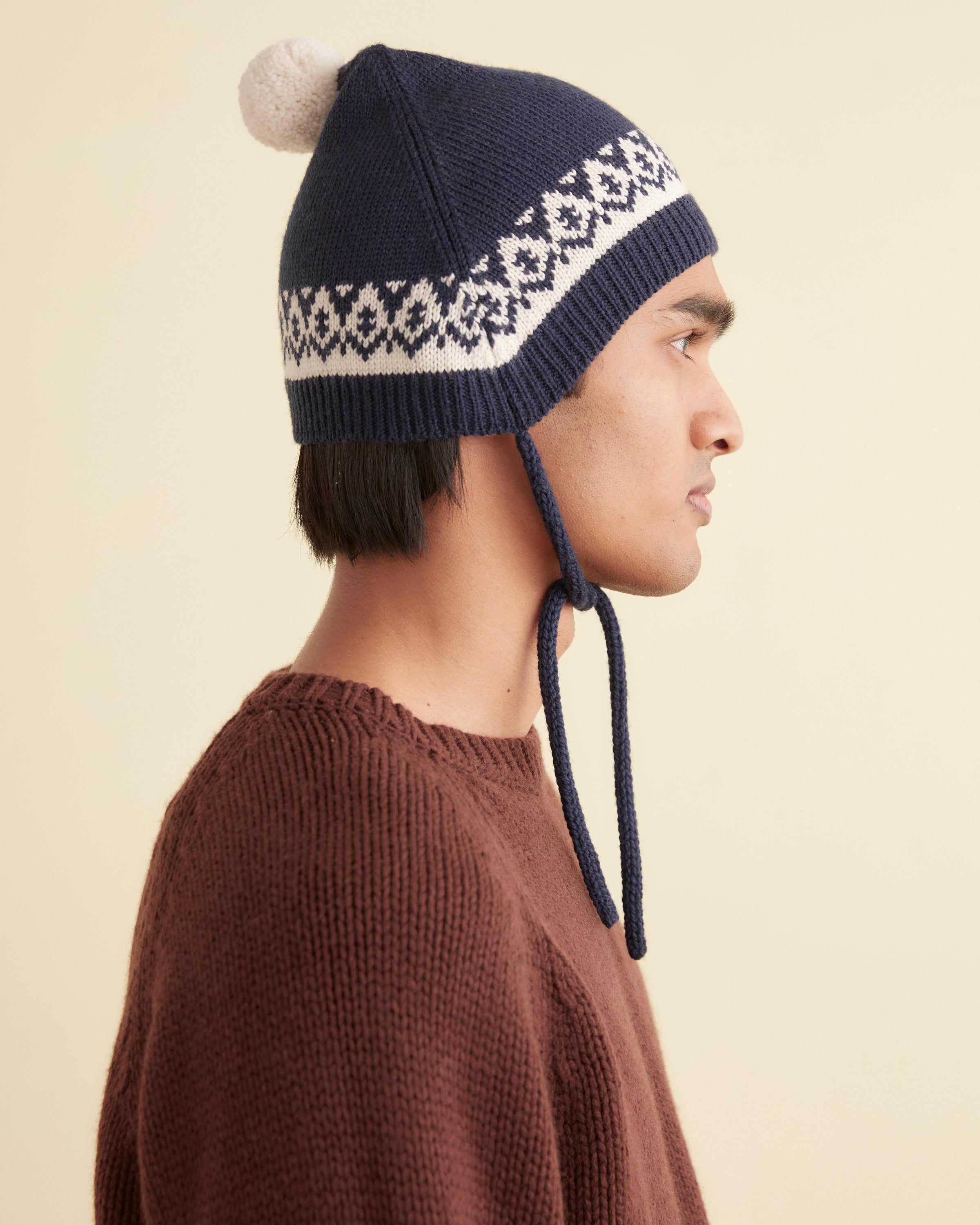 Bode ハット Navy Bobble Hat – BODE
