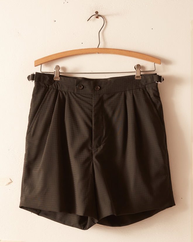 Dark Grid Shorts - 30