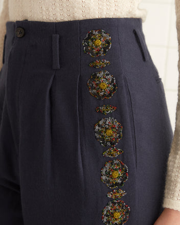 Deco Collage Trousers WOMENS TROUSERS BODE New York