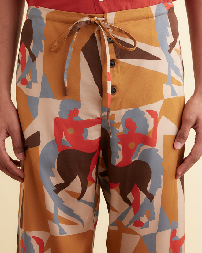 Deco Mare Pajama Pants OOAK TROUSERS BODE New York