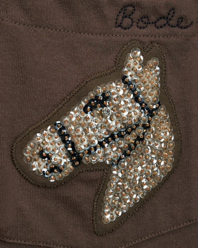 Sequin Pony Pocket Tee