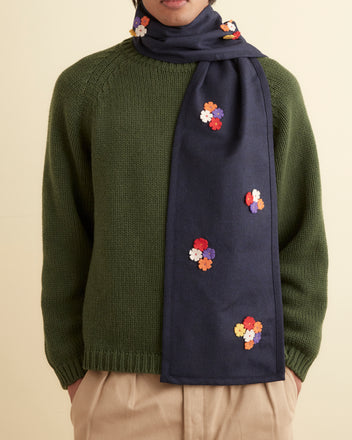 Dianthus Appliqué Scarf SCARF BODE New York