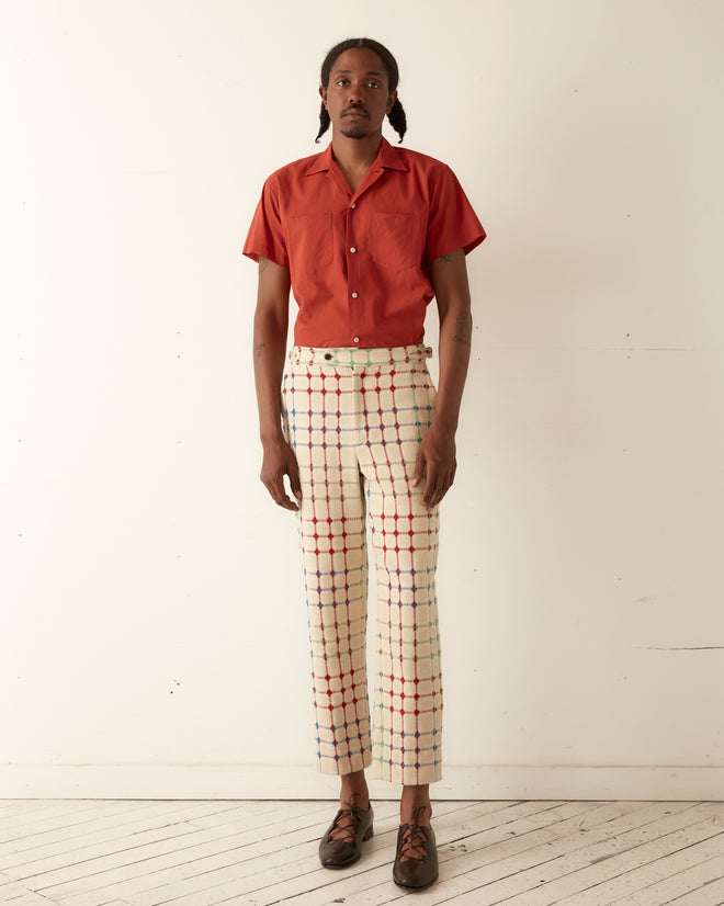 Dobby Weave Trousers TROUSERS BODE New York